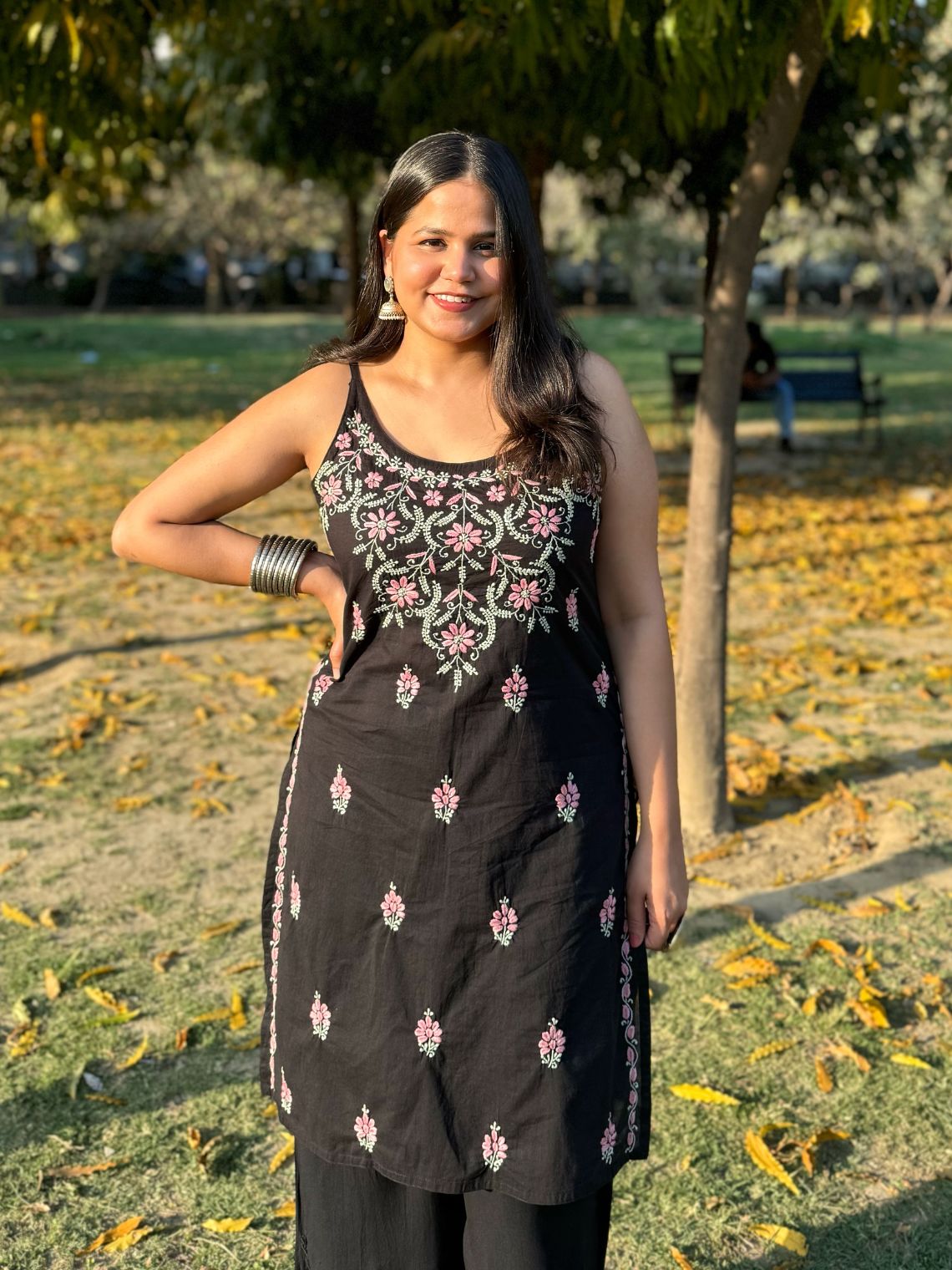 Raas Cotton Multi Color Chikankari Kurti - Chowkhat Lifestyle