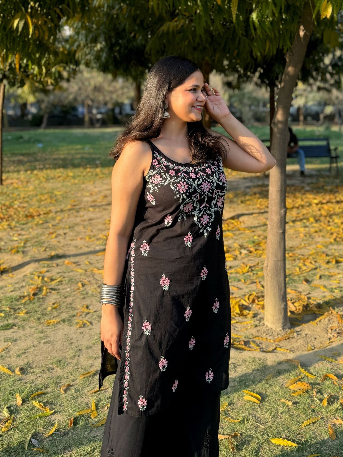 Raas Cotton Multi Color Chikankari Kurti - Chowkhat Lifestyle