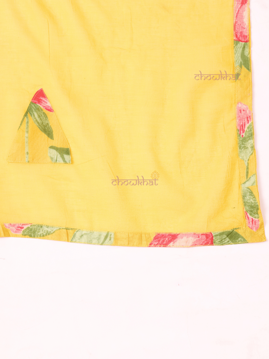 Tanvi Hand Printed 3 Piece Nyra Style Stitched Suit Set with Handwork - Chowkhat Lifestyle