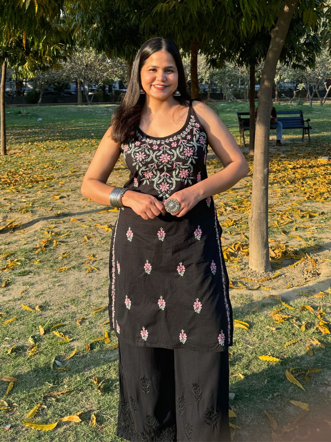 Raas Cotton Multi Color Chikankari Kurti - Chowkhat Lifestyle