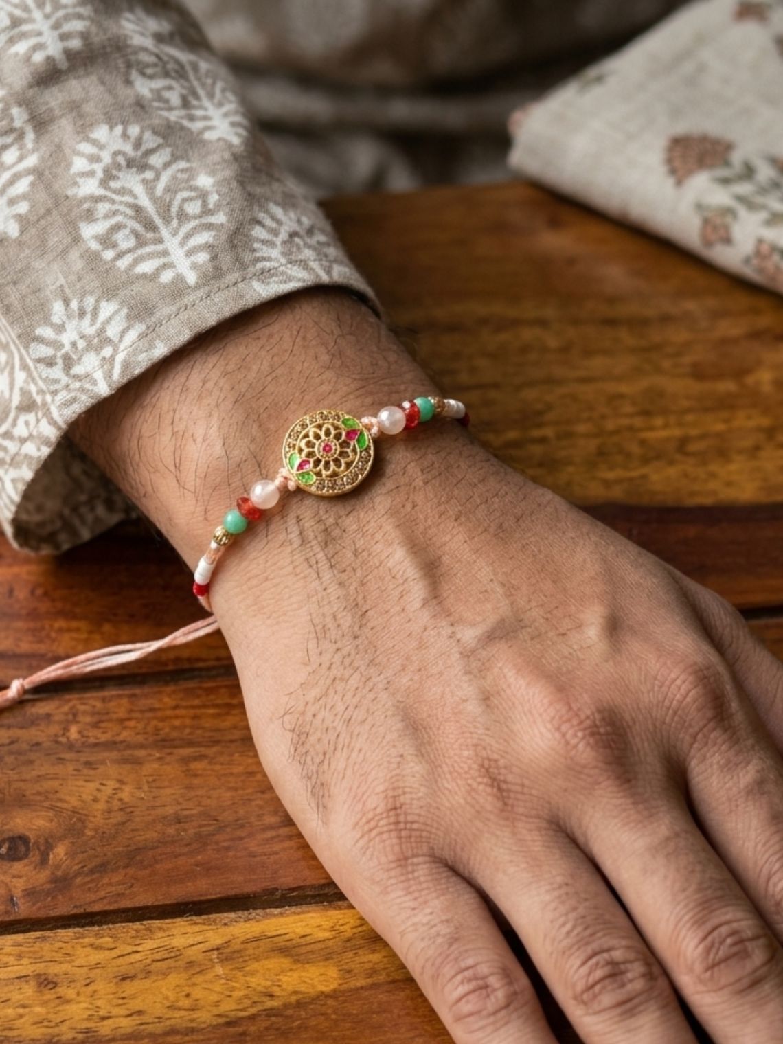 Circle Handcrafted Rakhi