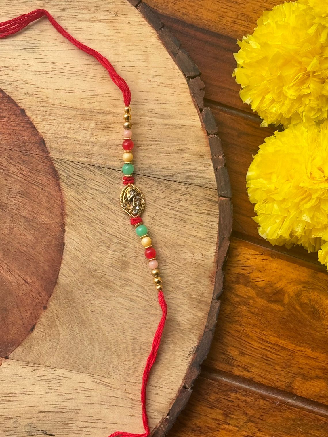 Oval Handcrafted Rakhi