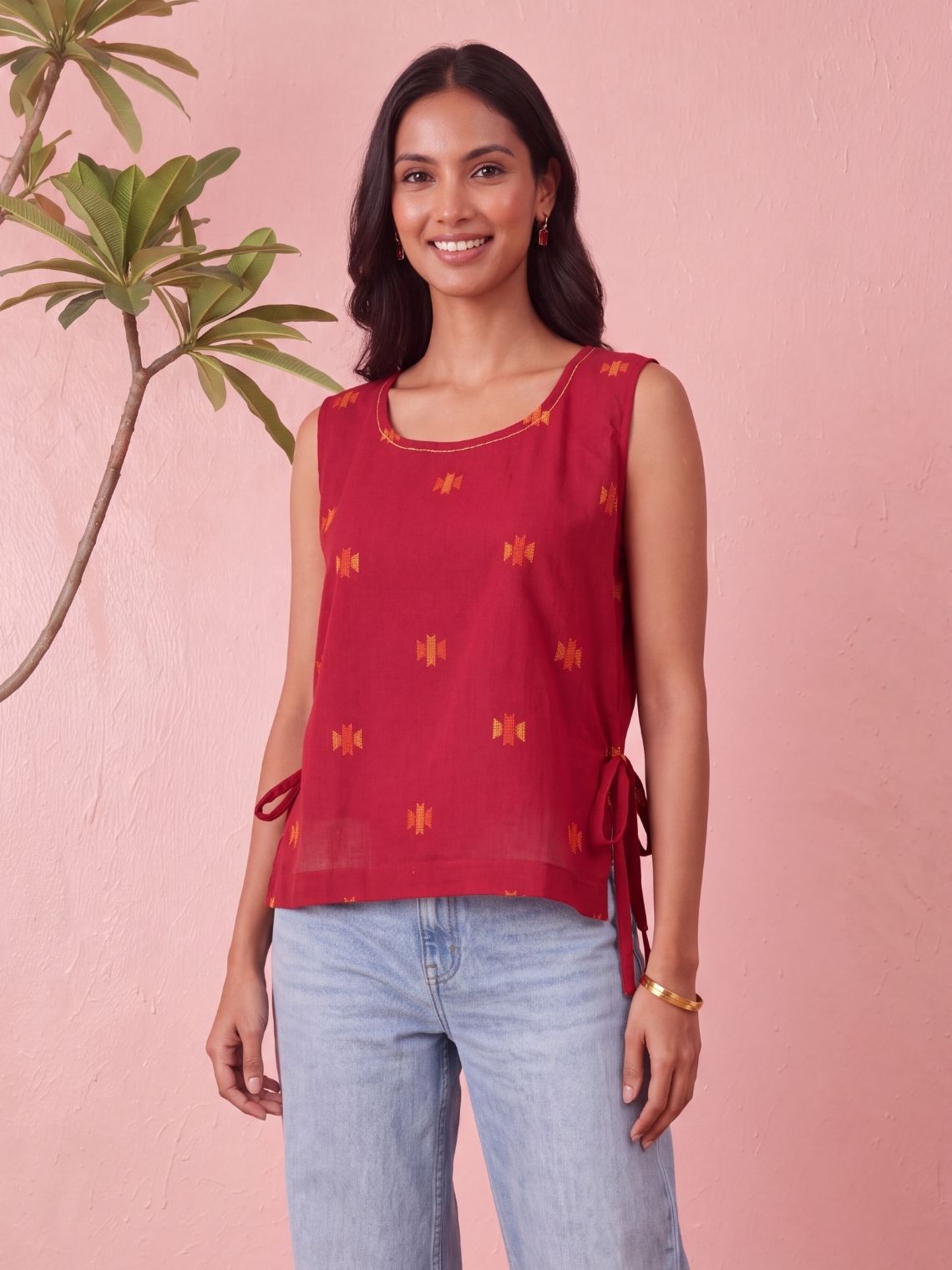 Nysa Handloom Kantha Top