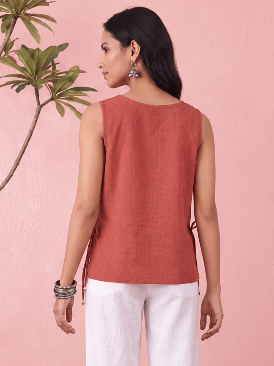 Noor Dobby Cotton Kantha Top - Chowkhat Lifestyle