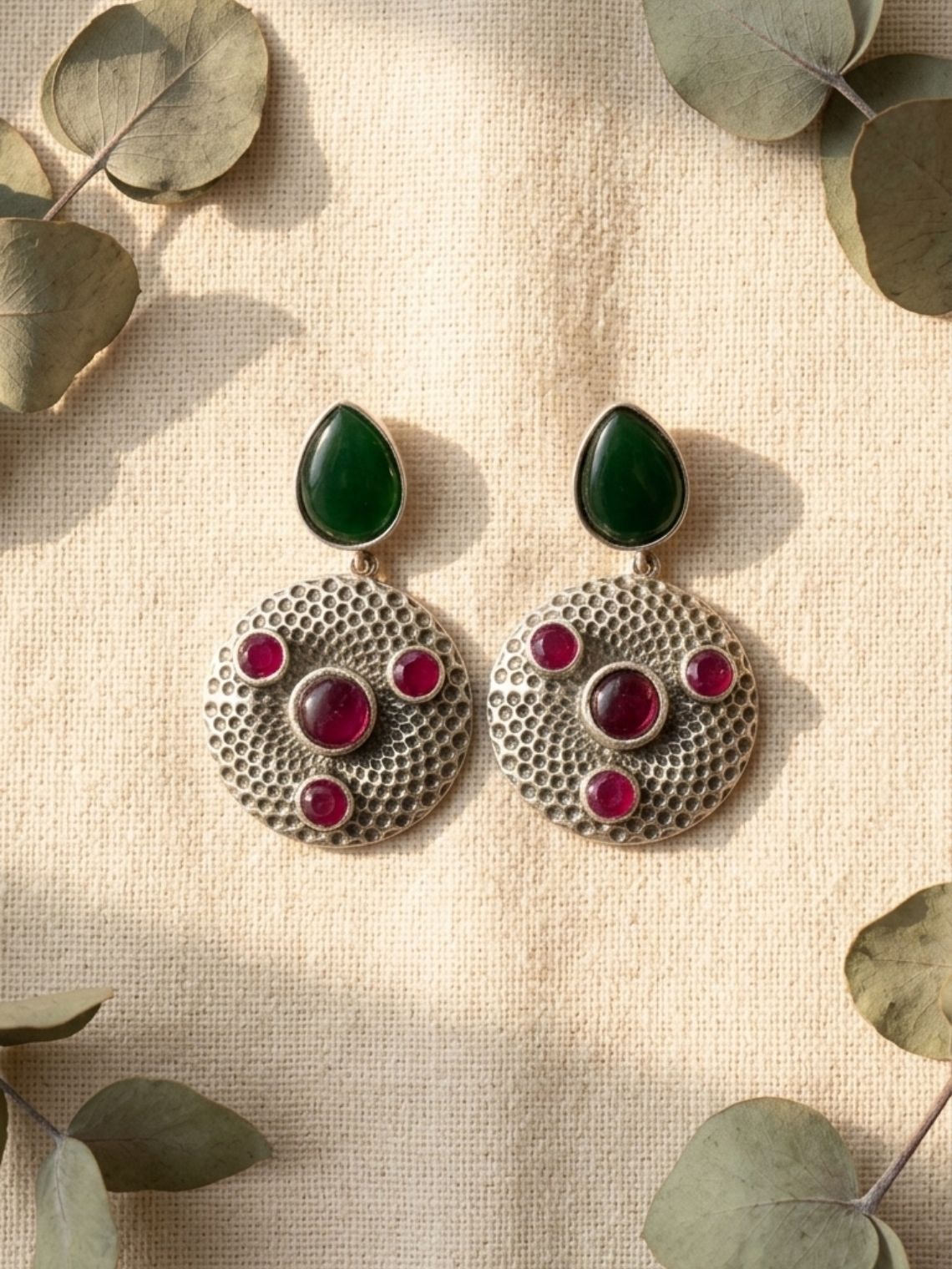 Regal Jewel Oxidised Earrings - Chowkhat Lifestyle