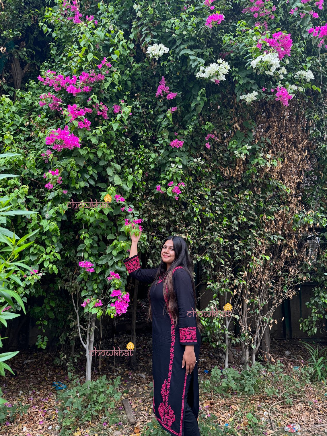 Leila Straight Rayon Chikankari Kurti - Chowkhat Lifestyle