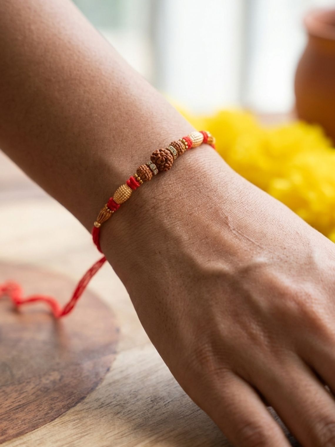 Rudraksha Handcrafted Rakhi