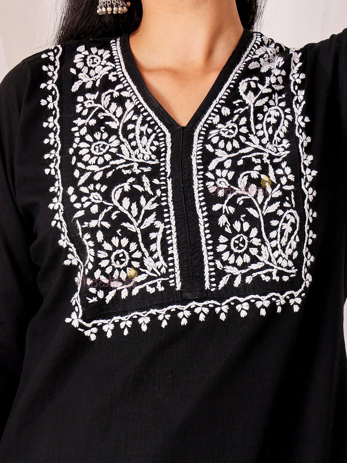 Asin Cotton Chikankari Kurti & Palazzo Set - Chowkhat Lifestyle