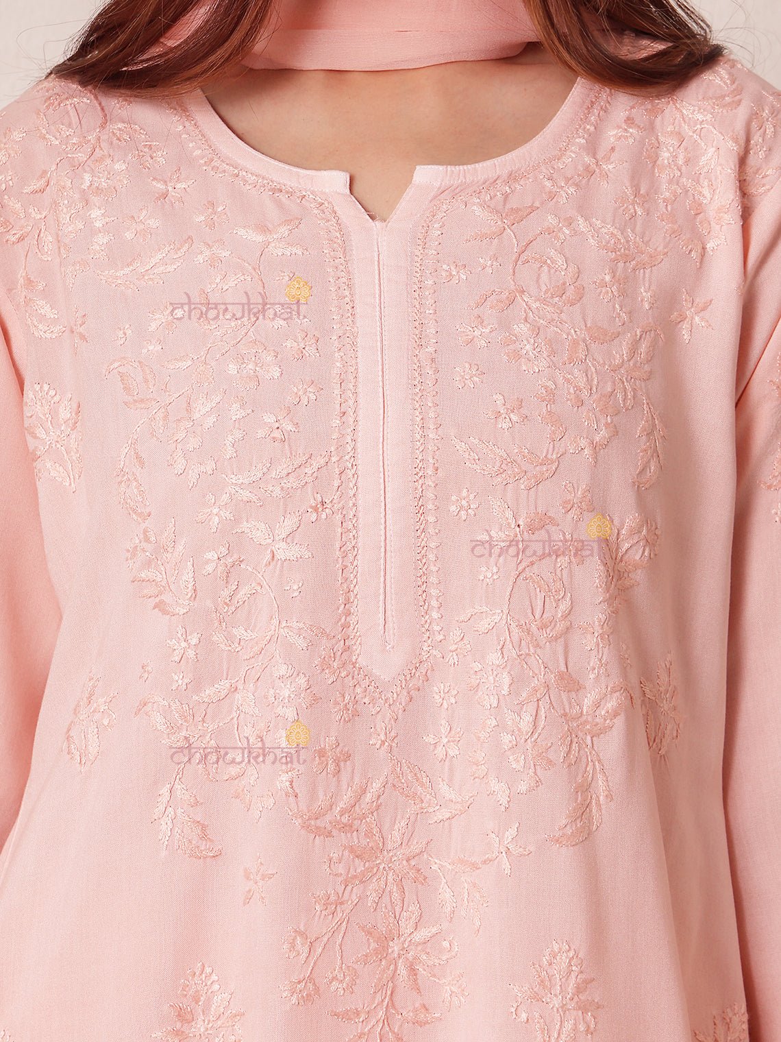 Mahi Premium Rayon 3 Piece Chikankari Stitched Suit Set - Chowkhat Lifestyle