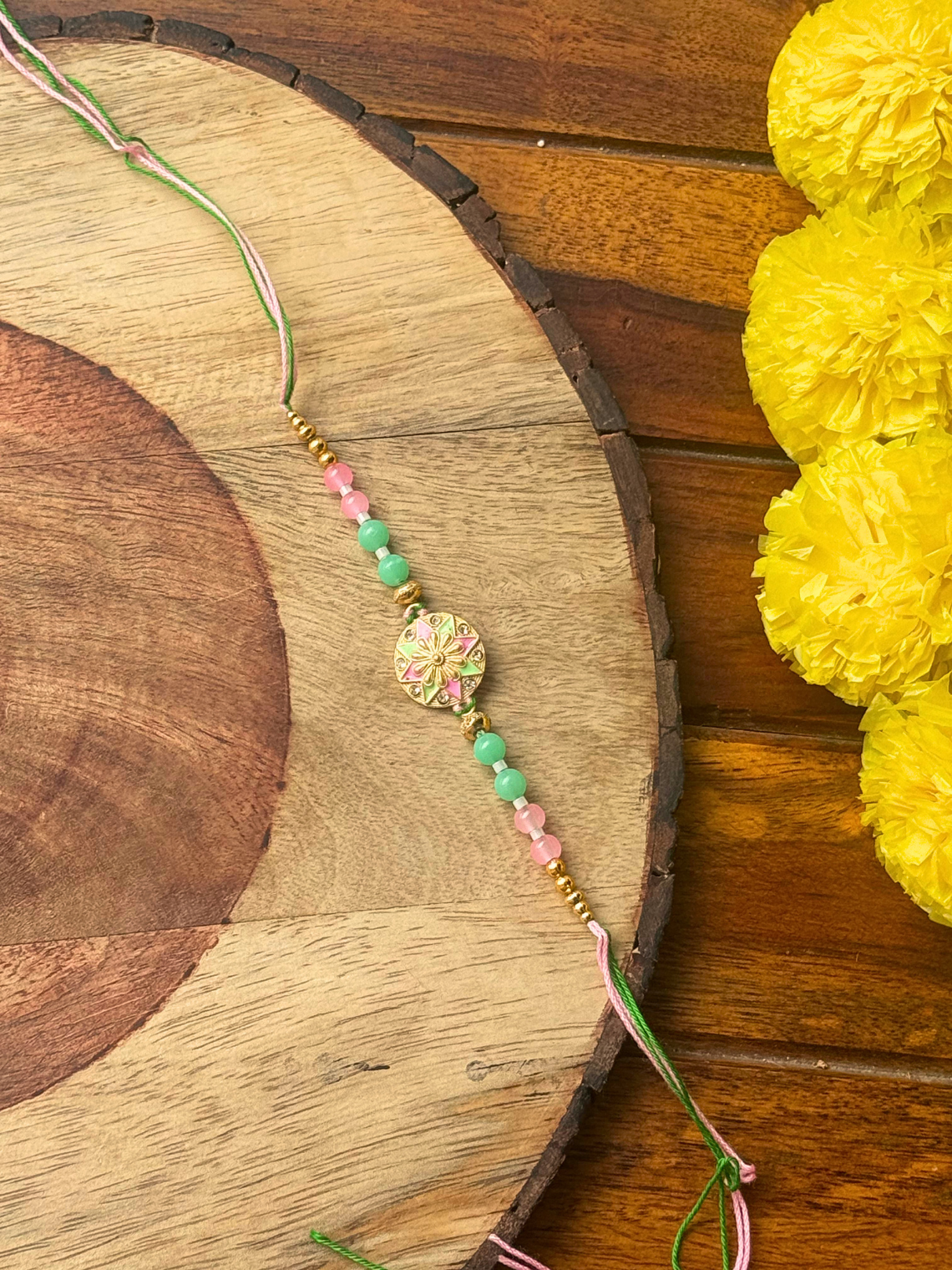Intricate Pearl Rakhi