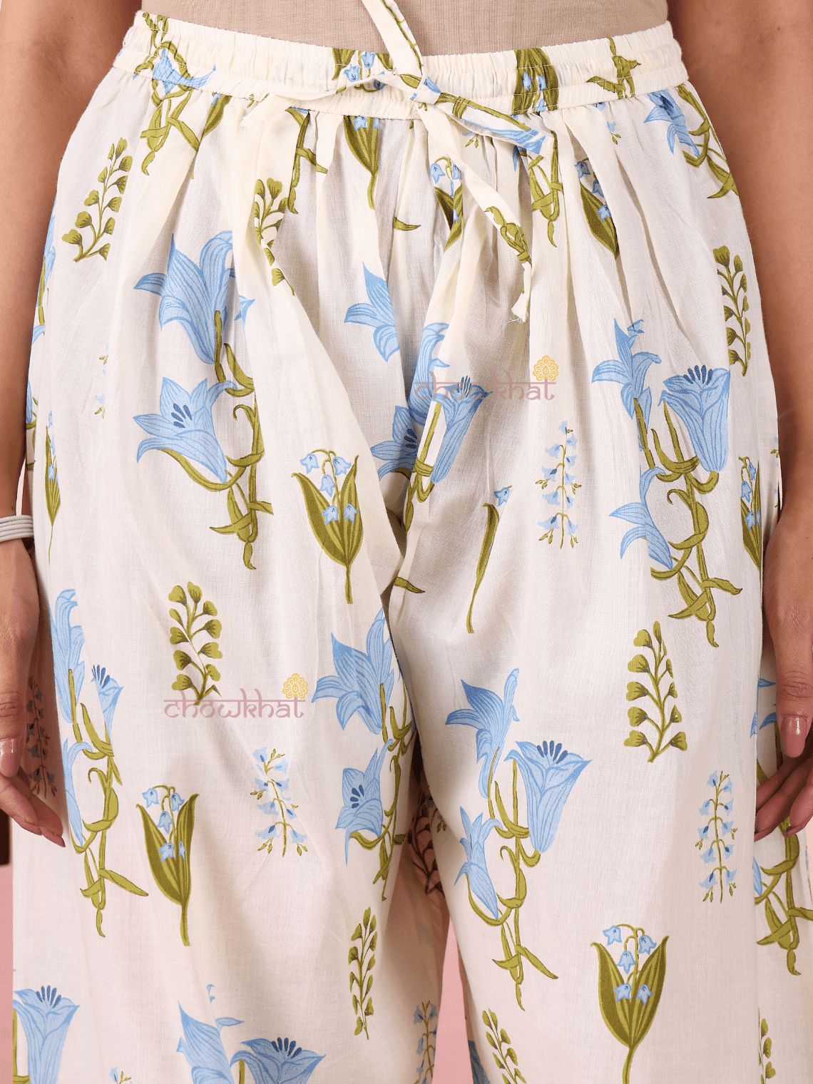 Avika Hand Printed Pure Cotton 3 Piece Stitched Suit Set with Dupatta - Chowkhat Lifestyle