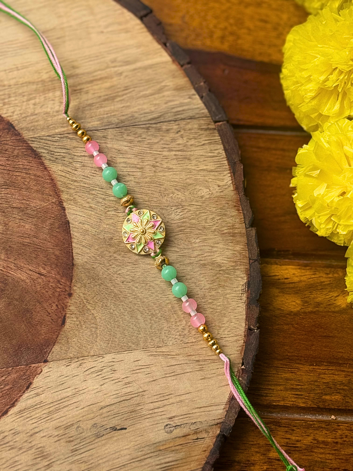 Intricate Pearl Rakhi