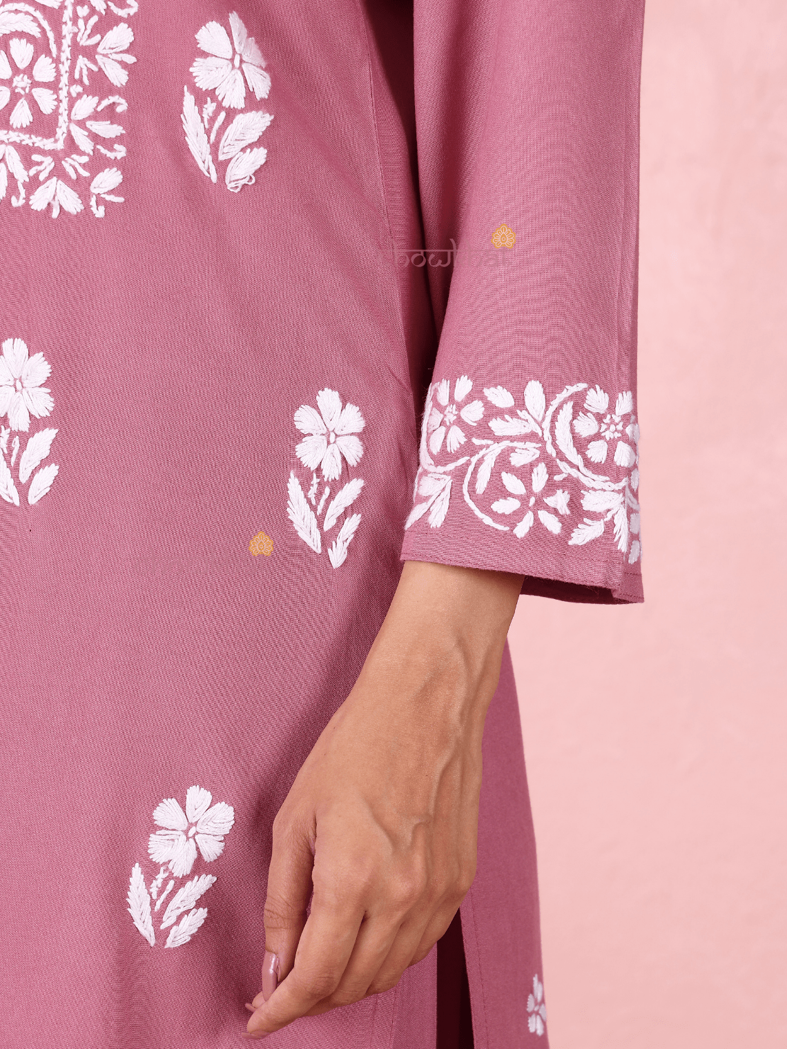 Lara Premium Rayon Straight Chikankari Kurti & Palazzo Set - Chowkhat Lifestyle