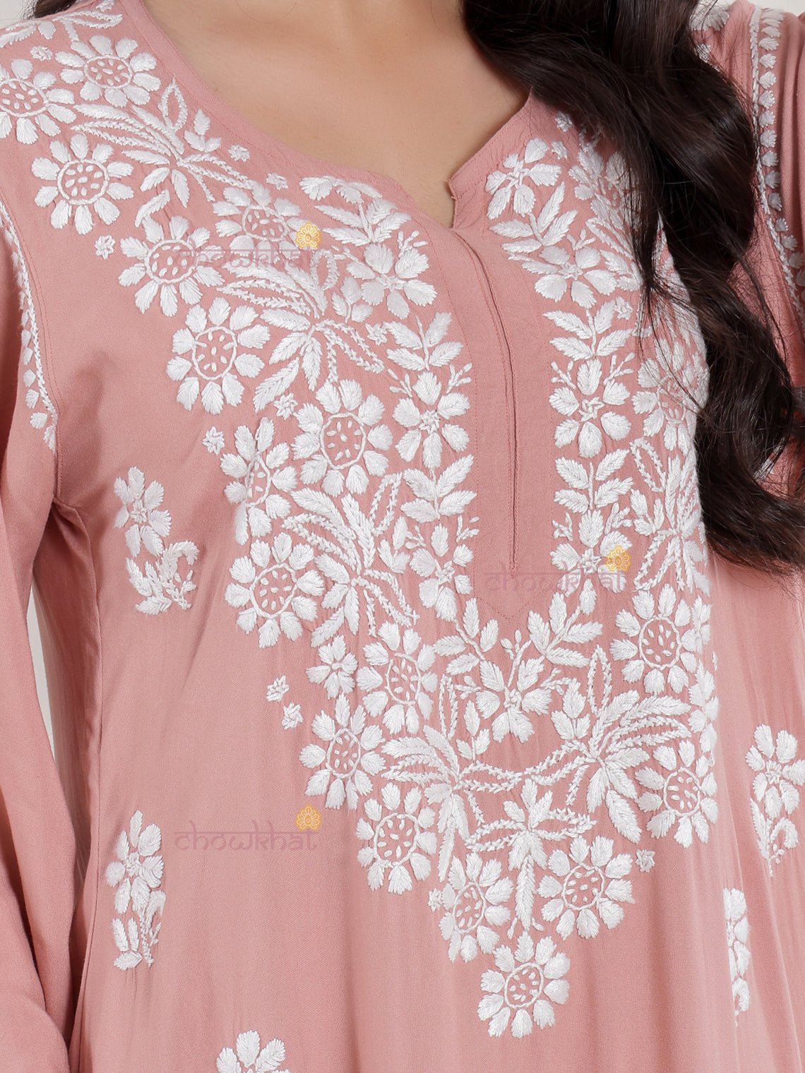 Rahma Rayon Chikankari Suit Set - Chowkhat Lifestyle