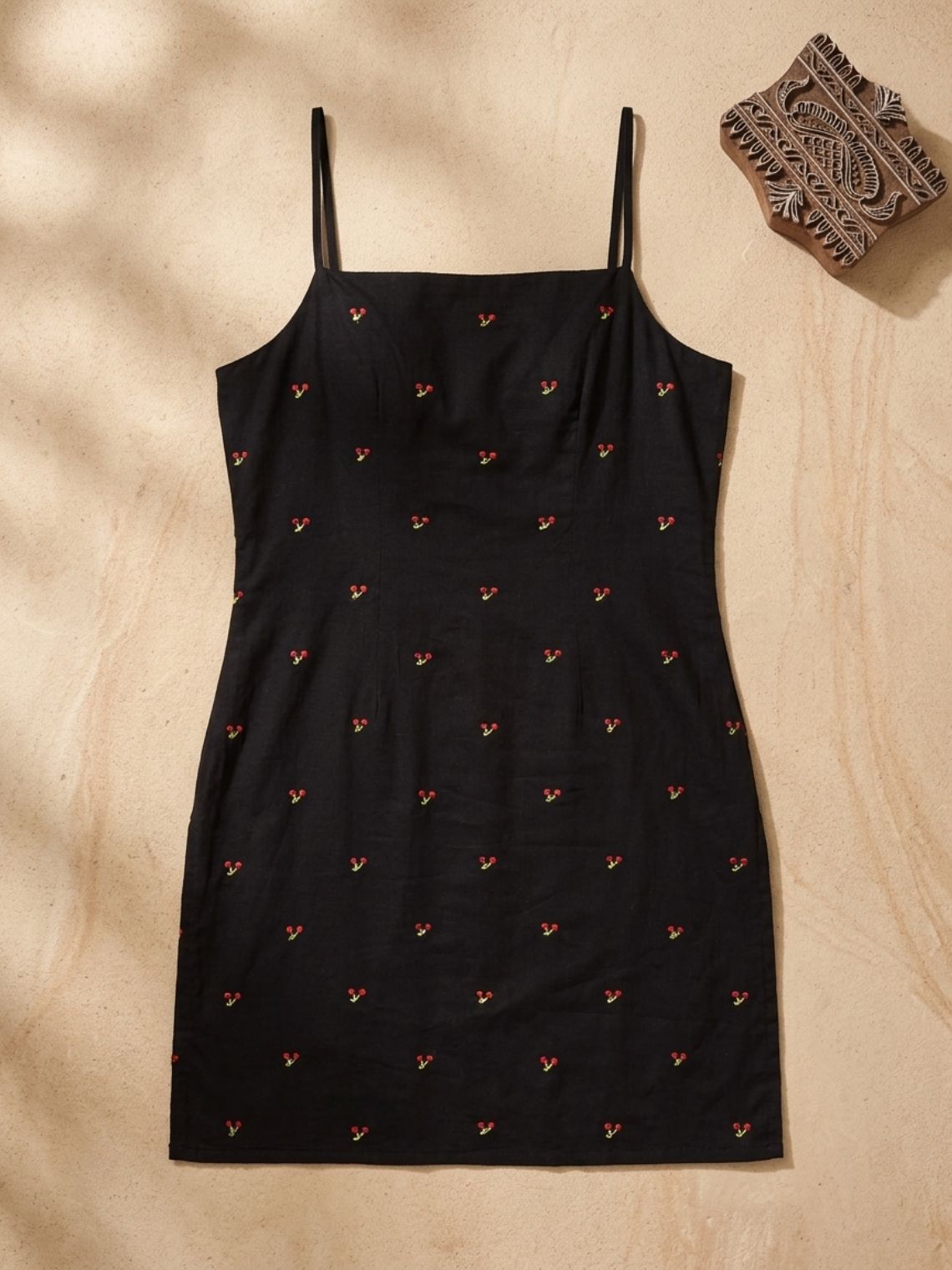Tina Short Cotton Corset Kurti With Hand Embroidery