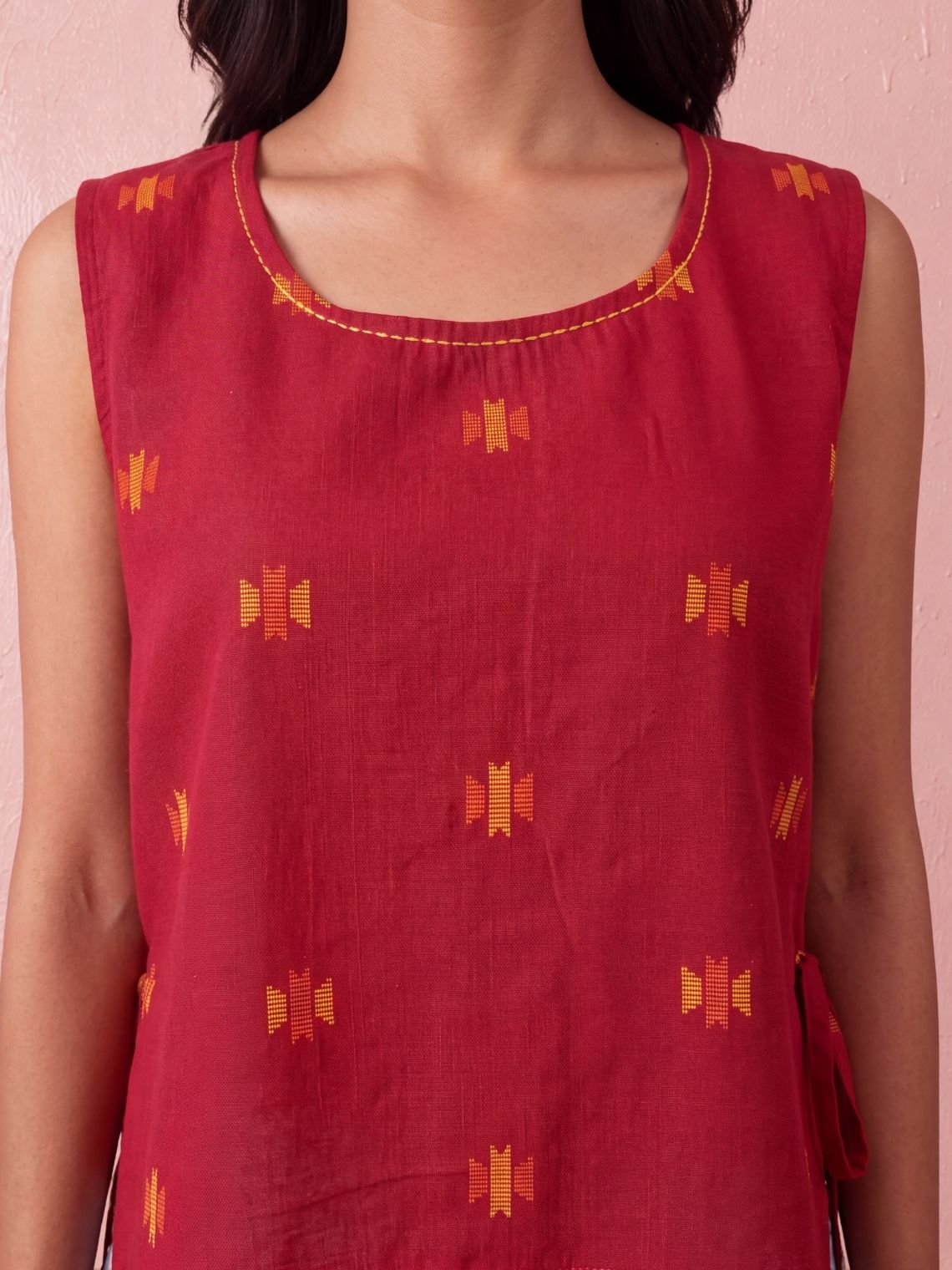 Nysa Handloom Kantha Top - Chowkhat Lifestyle
