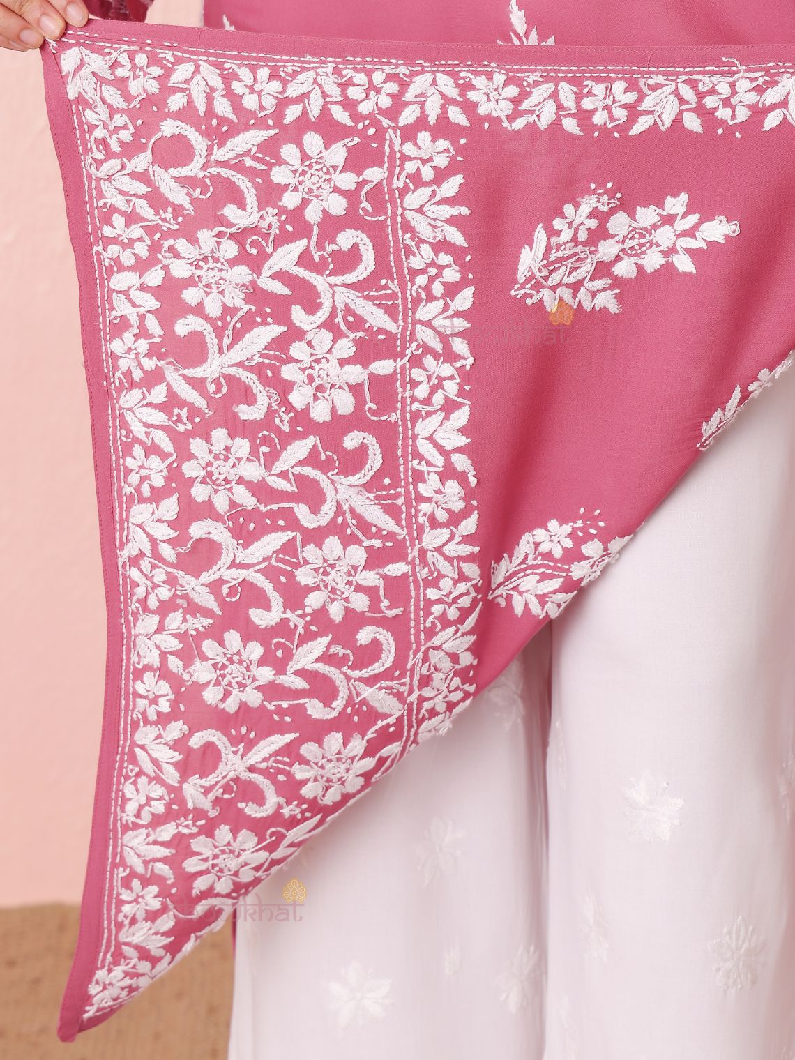 Hania Modal Straight Long Chikankari Kurti