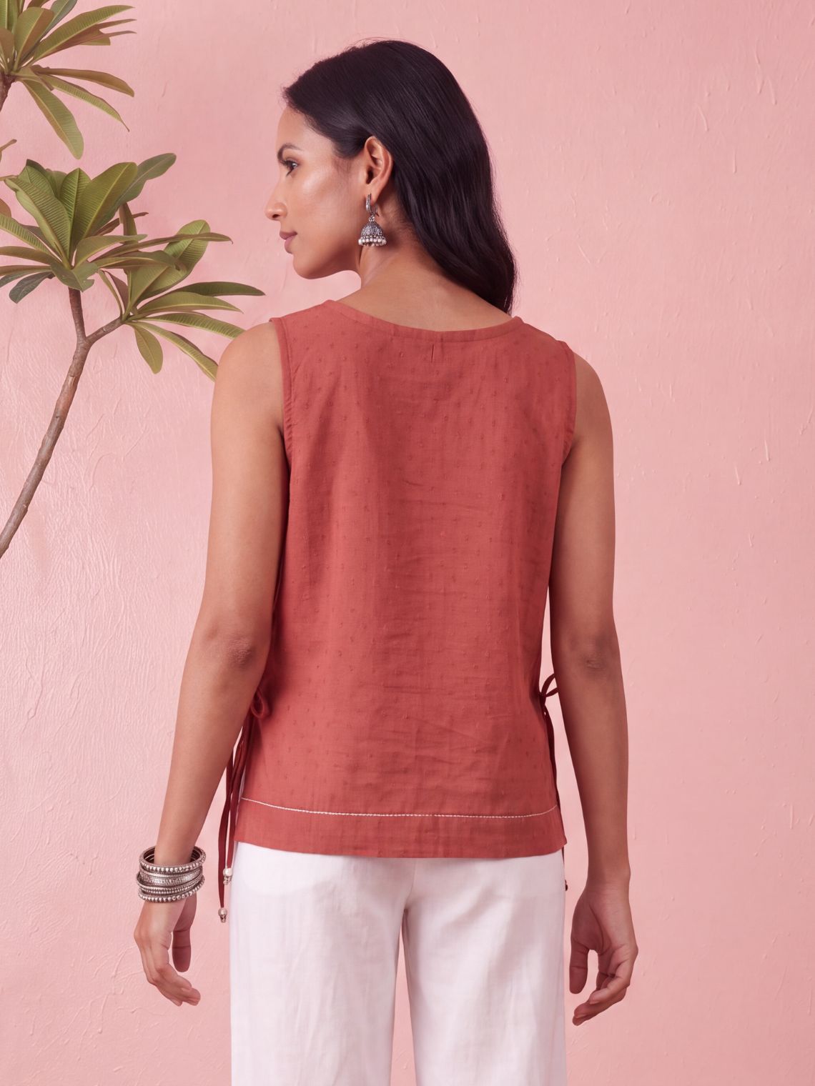 Noor Dobby Cotton Kantha Top - Chowkhat Lifestyle