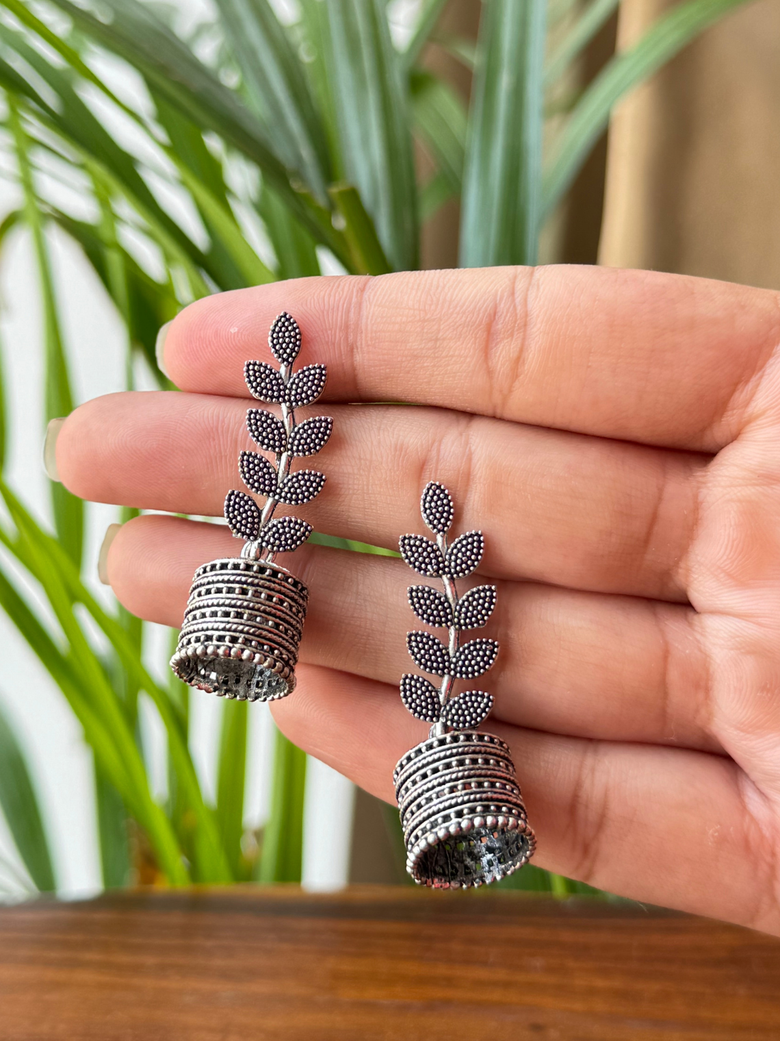 Handcrafted Circle Jhumki Earrings