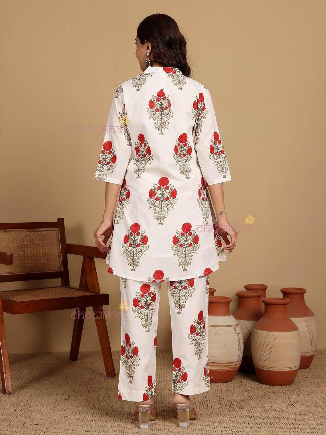 Aanya Pure Cotton Co-ord Set With Attached Lining