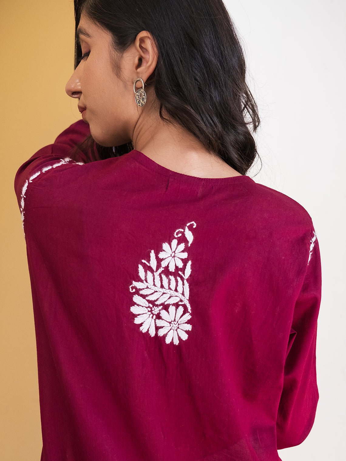 Silver Lock Stud Earrings - Chowkhat Handicraft