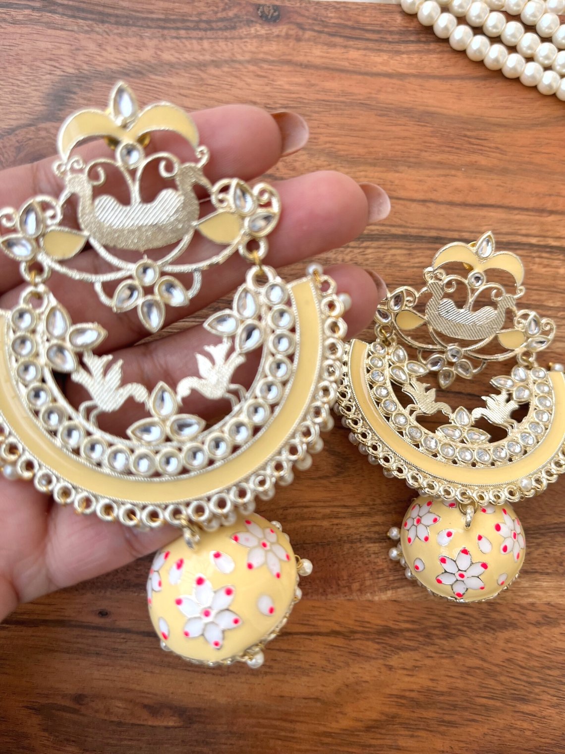 Chandbali Handcrafted Earrings - Chowkhat Handicraft