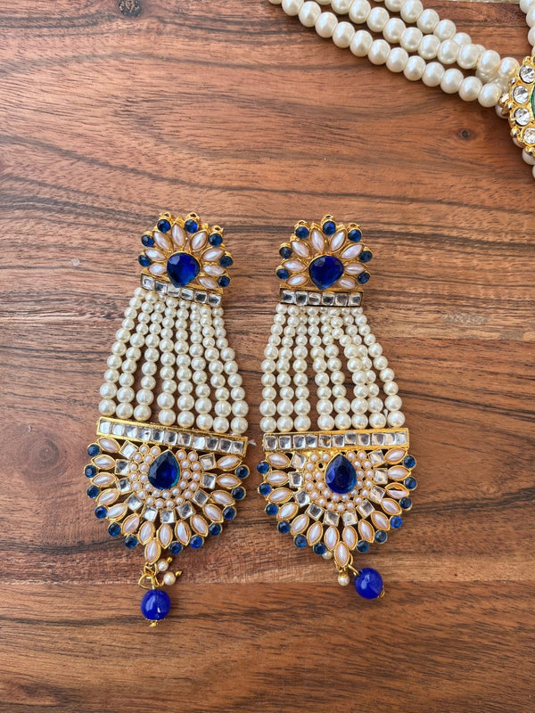 Pearl Handcrafted Earrings - Chowkhat Handicraft